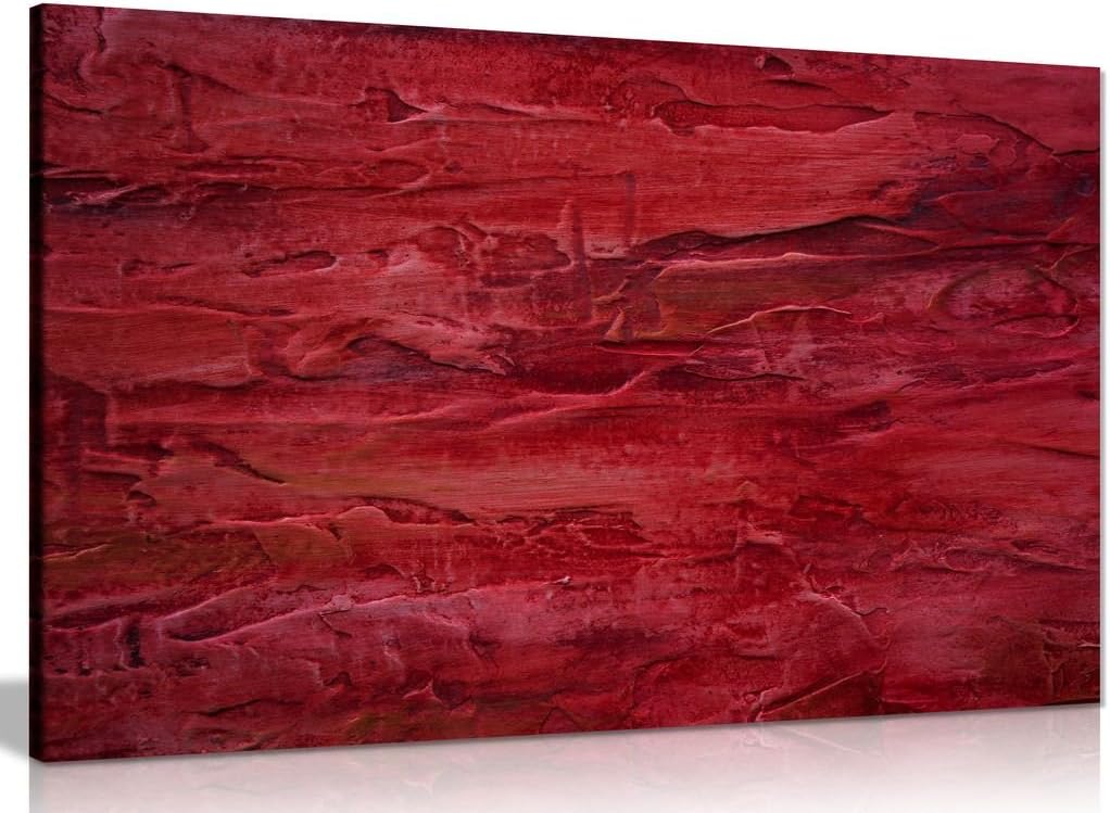 Abstract Red Modern Art Canvas Wall Art Picture Print