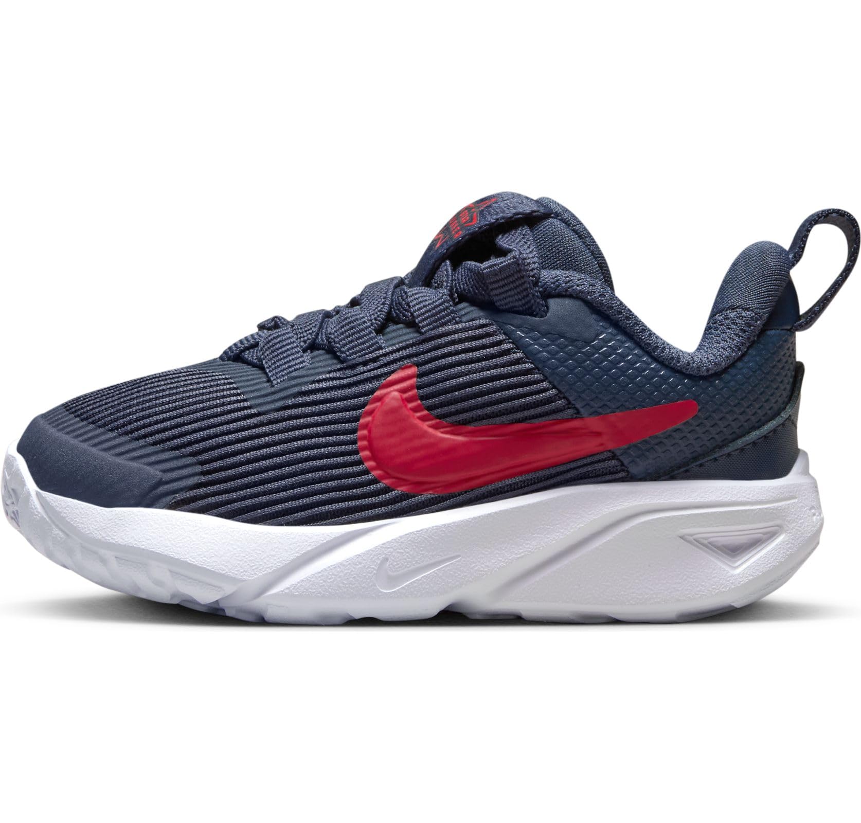 Nike Shoes Nike Star Runner 4 Zapatillas - Bebé E Infantil, Thunder Blue/Gym Red-Black-White, DX7616-406, 26 EU (9C US)
