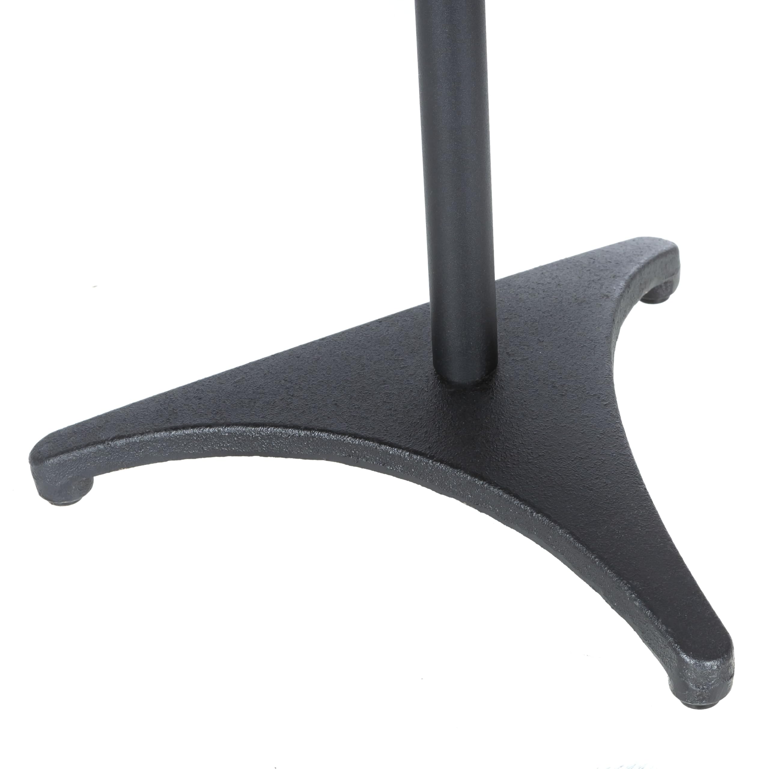 Fame Audio DB 029 XL Monitor Ständer, Stahl Stativ, Tragfähig bis 15kg, Höhenverstellbar 410-1100mm, Auflagefläche 200x200mm, Ideal für TV, Broadcast, Projekt- und Tonstudio, Schwarz