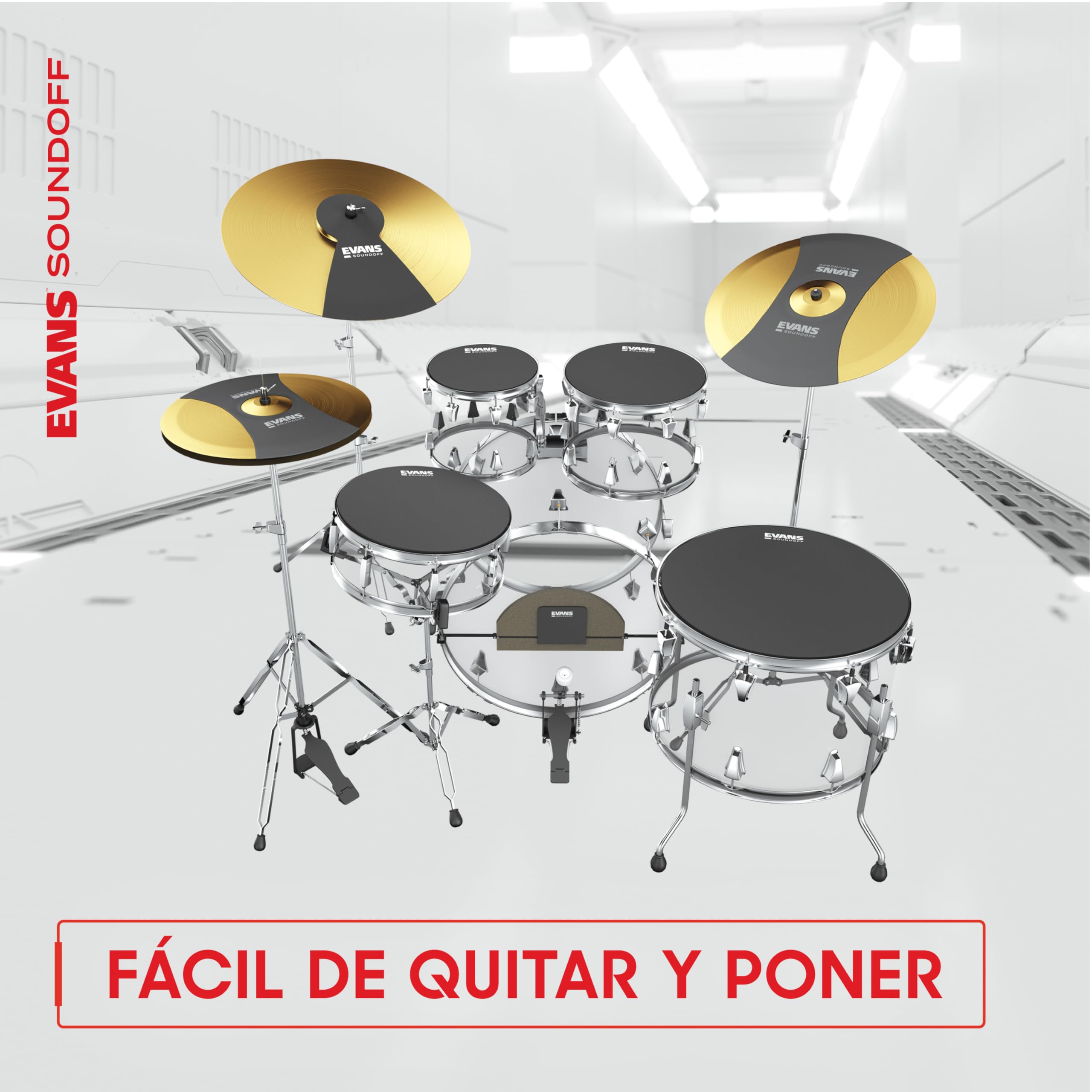 Evans SoundOff Fusión Box Set Completo, Oro