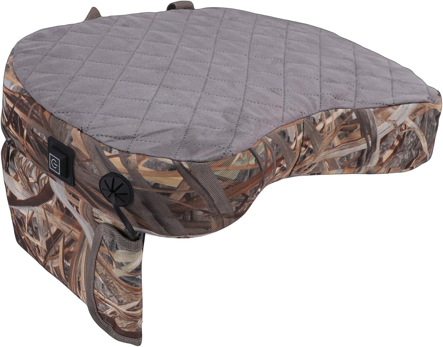 Drfeify Portable Heated Seat Cushion, 600D Oxford Cloth USB 3 Heat Settings Seat Pad for Outdoor Stadium Bleacher Camping