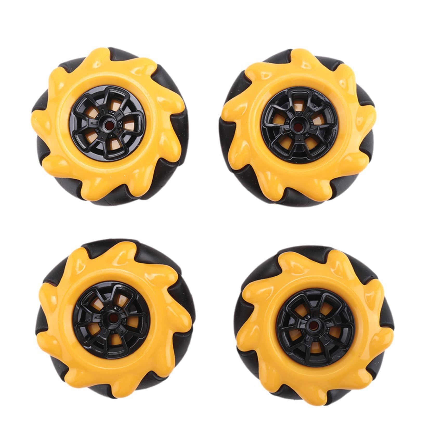 Kit di 2 ruote meccaniche intelligenti a 4 ruote, telaio per auto in lega di alluminio, kit di montaggio fai da te