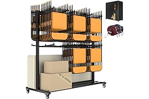 Folding Chair Rack | 2-in-1 Folding Chair Storage Solution
