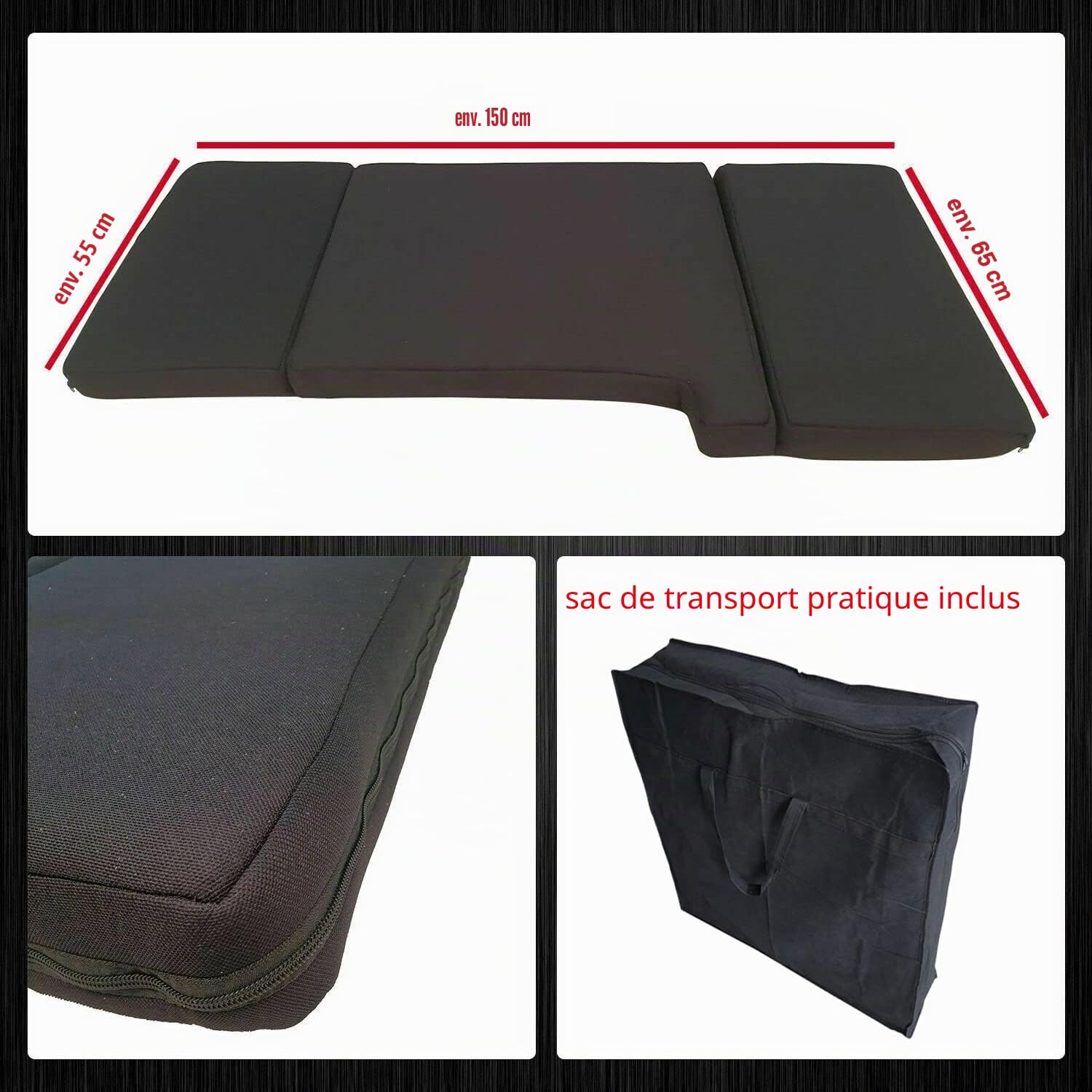 Bremer Housse de siège pour Camping-Car, lit bébé, Compatible avec VW T5 T6 T6.1, Californie, Multivan Caravelle Transporter, Accessoires de Camping-Car, Accessoires pour Camping-Car