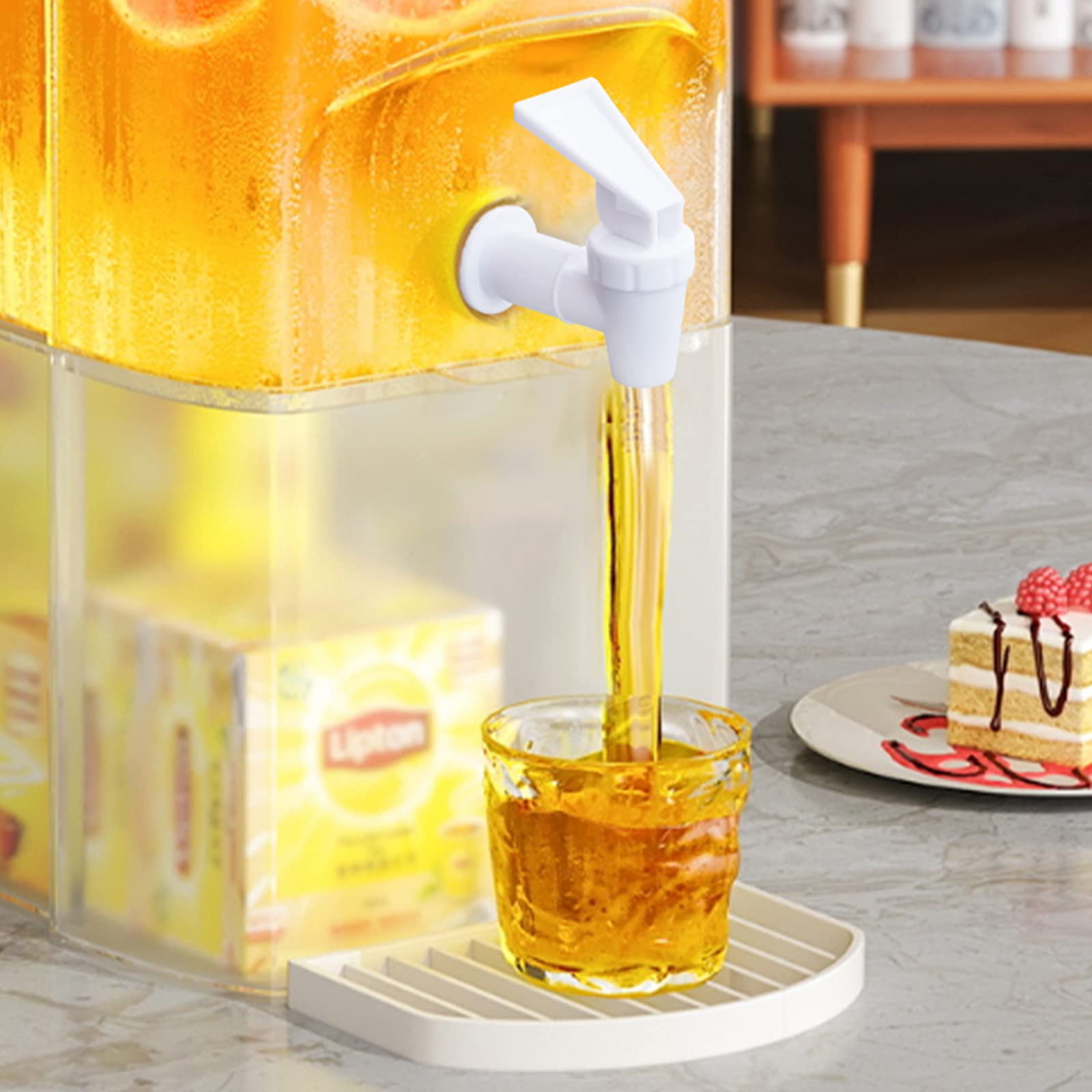 4 Rubinetti Plastica Per Dispenser Bevande - Bianchi | Per Te, Vino, Acqua E Succhi - Foto 10