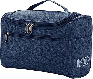 Toiletry Bag,AOVOLLY Hanging Travel Toiletry Bag for Women and Men, Water-resistant Cosmetic Travel Bags with Handle and H...