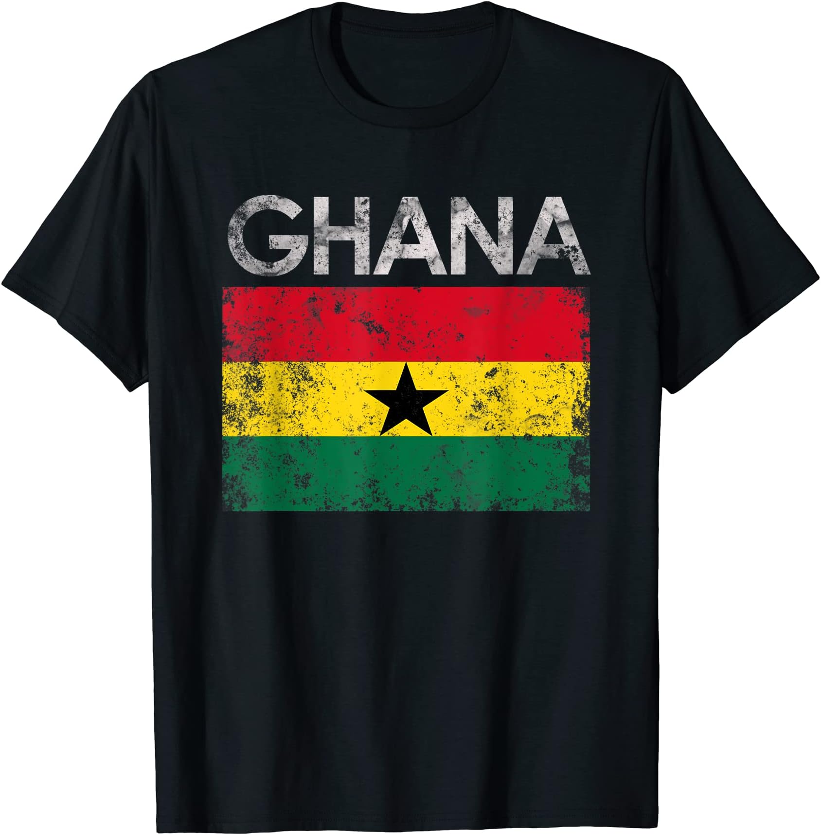 Vintage Ghana Flag Tee Shirts Co.Vintage Ghana Ghanaian Flag Pride Gift T-Shirt