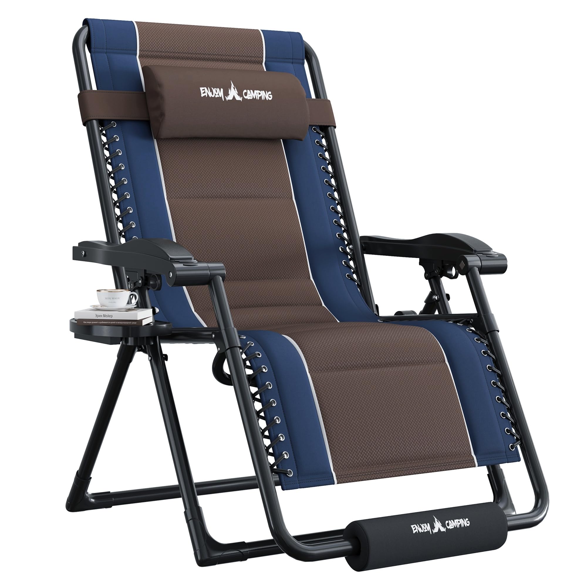 UDPATIO Oversized Zero Gravity Chair Outdoor Padding Folding Recliner