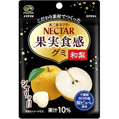 不二家 ネクター果実食感グミ（和梨） 48g×10袋