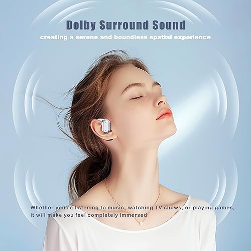 Miniatura 4 de TWS - Auriculares inalámbricos Bluetooth que incluyen auriculares abiertos e intrauditivos, mini auriculares True Touch, llamadas de voz y soporte