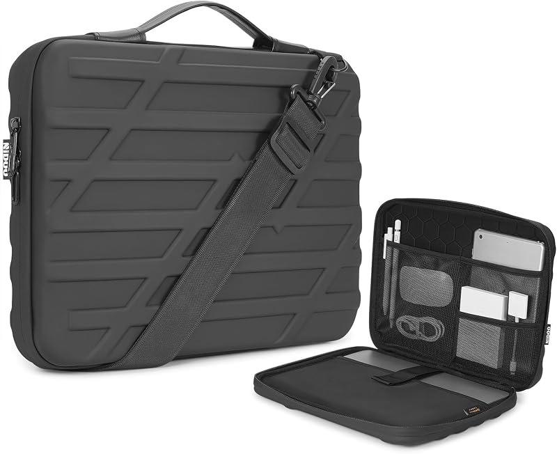 NIDOO 13-14 Inch Laptop Táska MacBook Air Pro XPS Vízálló Ütésálló Válltáska