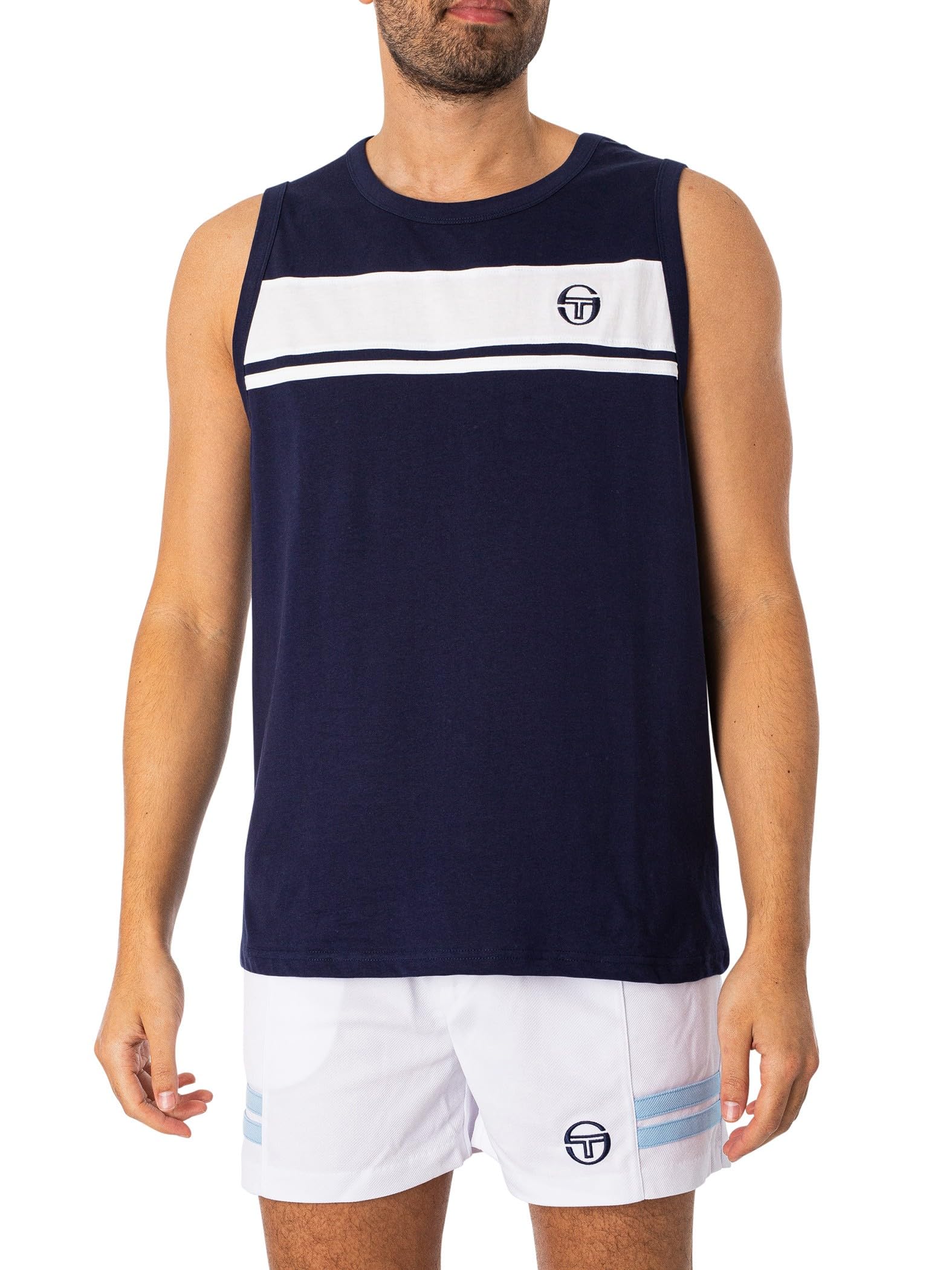 Sergio Tacchini Men's Damarindo Vest, Blue, XL