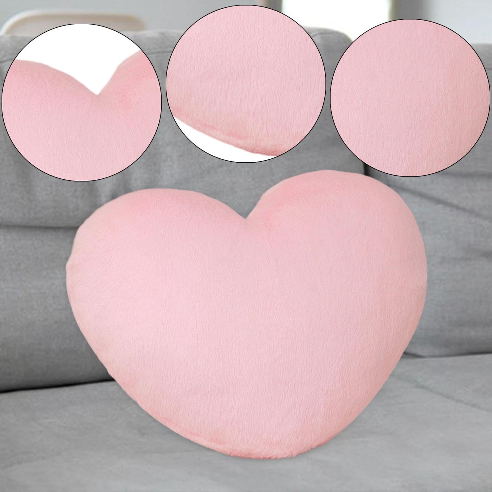 Heart Shaped Throw Pillow Sofa Throw Cushion for Auto Seat Office Farmhouse Honey Pink|Home & Garden|Home Dacor> Pillows-image-37