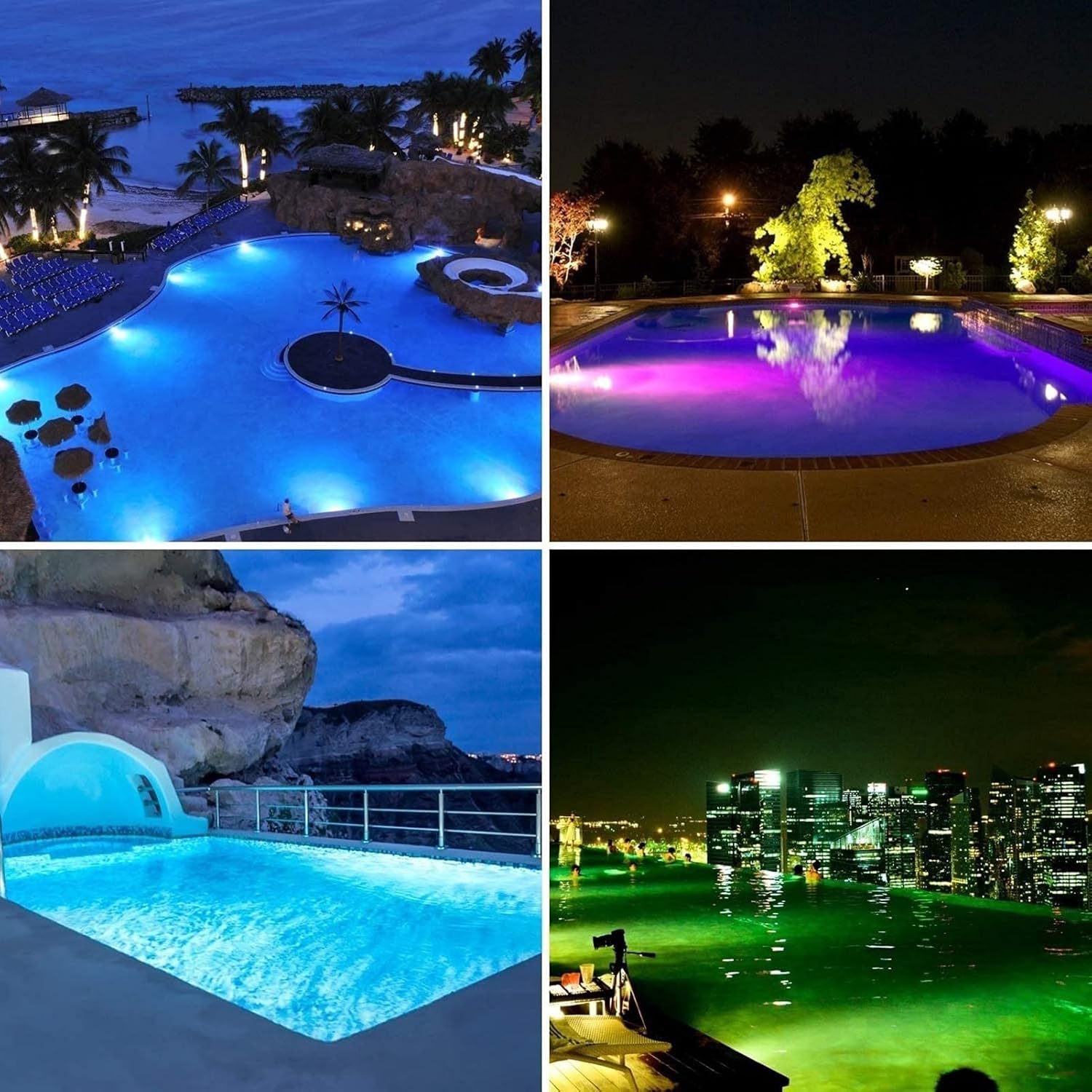 Underwater Pond Lights Inground Pool Lamp (Rgbw+Remote Control1
