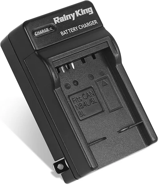 NB-6LH NB-6L NB-4L NB-8L CB-2LY Battery Charger for Canon PowerShot SX530 HS, S95, SX610 HS, SX280 HS, SX500 is, SX510 HS, SD750, SD630, SX600 HS, SX260 HS, SD1000