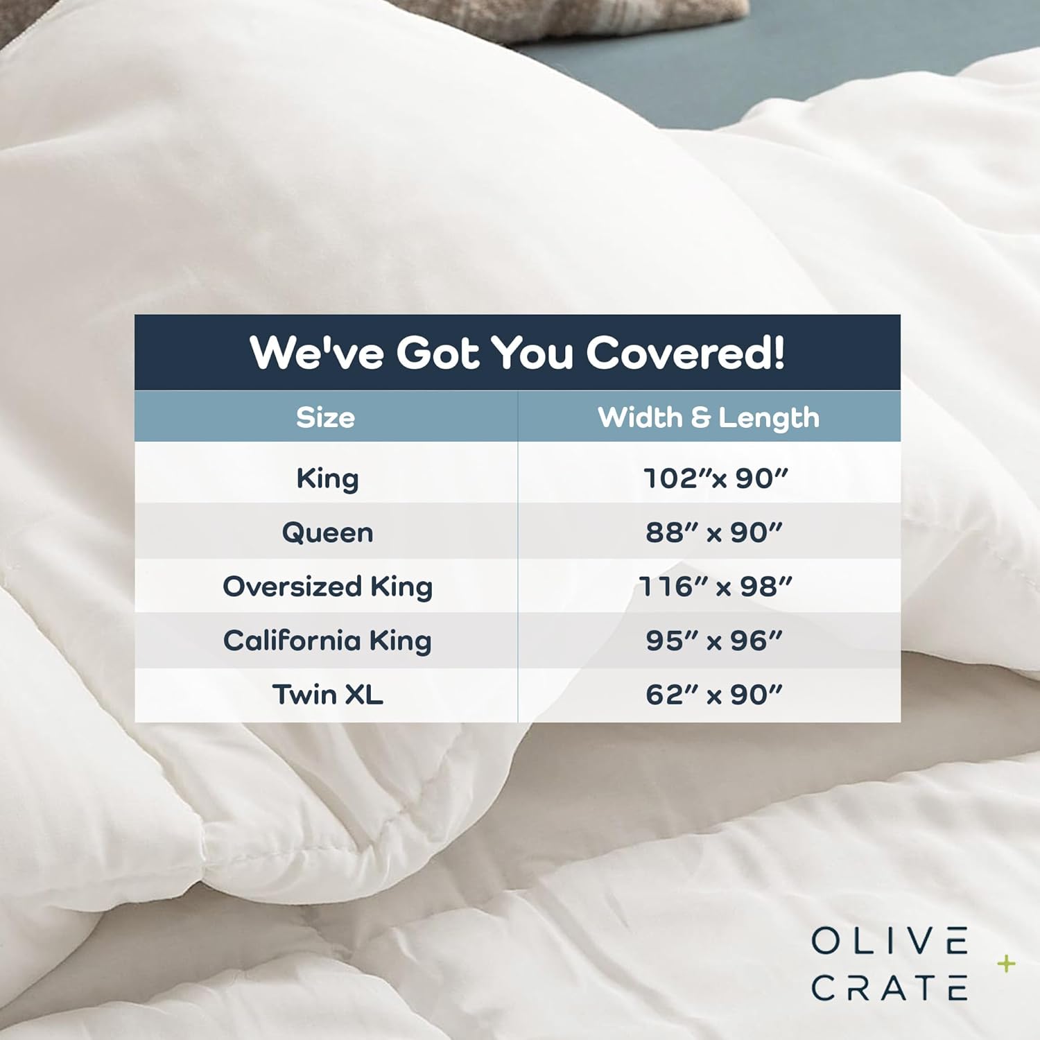 Olive + Crate Tencel Eucalyptus Cooling Duvet Cover Set - Hypoallergenic, Lyocell Tencel Duvet Cover - Soft, Temperature Regulating with Hidden Button Closure & Corner Ties - Queen Size [Ivory] - Image 5