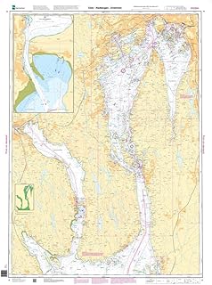 Kartverket Chart 4: Oslo - Rødtangen - Drammen, 31 x 42 inches, Premiere Bond Paper