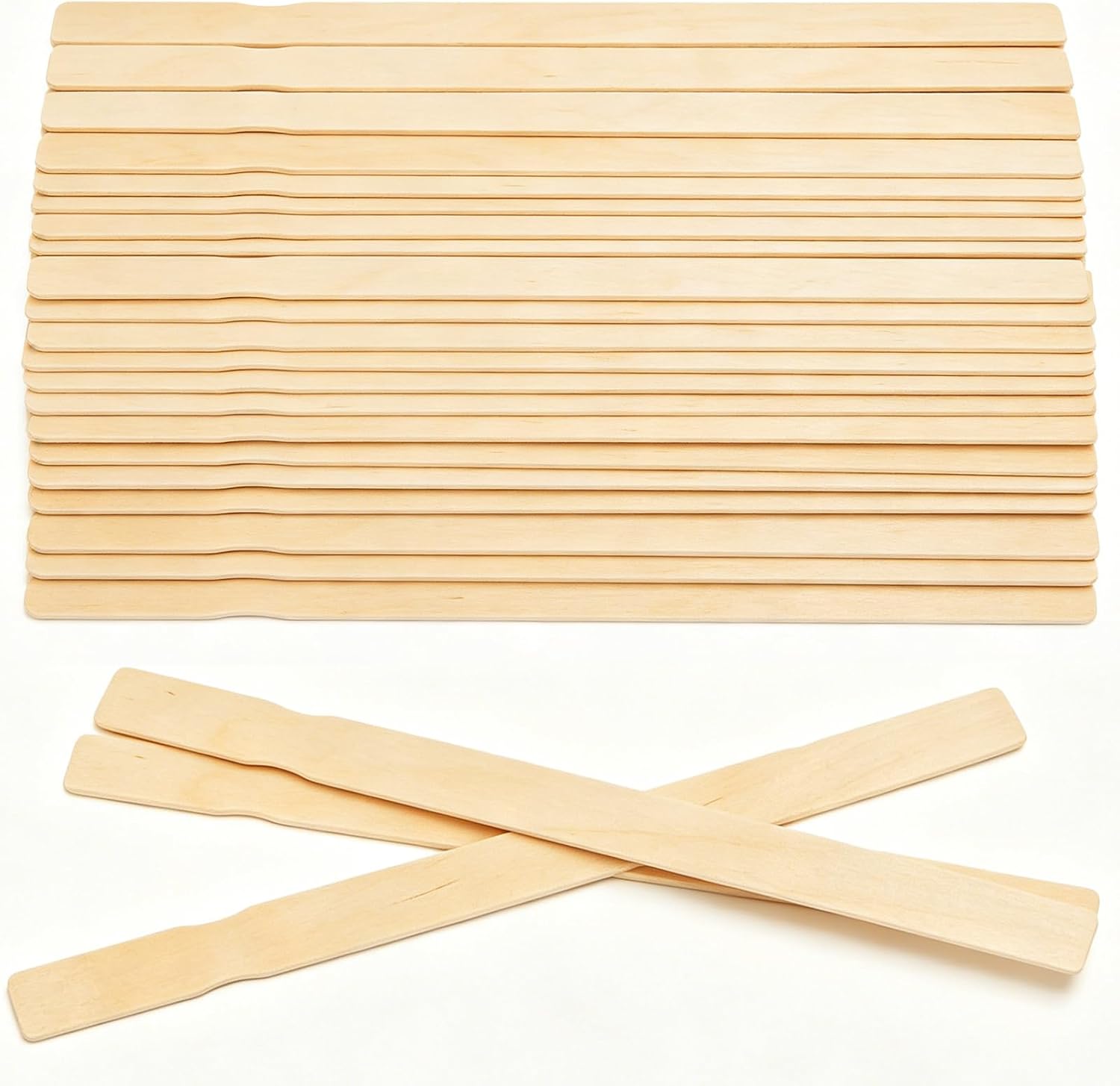 120 Pack 12 Inch Wooden Paint Stir Sticks - Multi-Purpose Paint Stirrers for Mixing Paint, Garden Markers, Library Labels & Craft Projects, Durable Unfinished Wood Stir Sticks