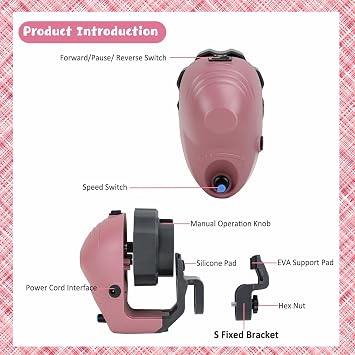 Knitting Machines Adapter with Yarn Holder, Electric Knitting Machines Adapter for UK, only Suitable for 40/48 Needle Knitting Machines, Knitting Machine Accessories