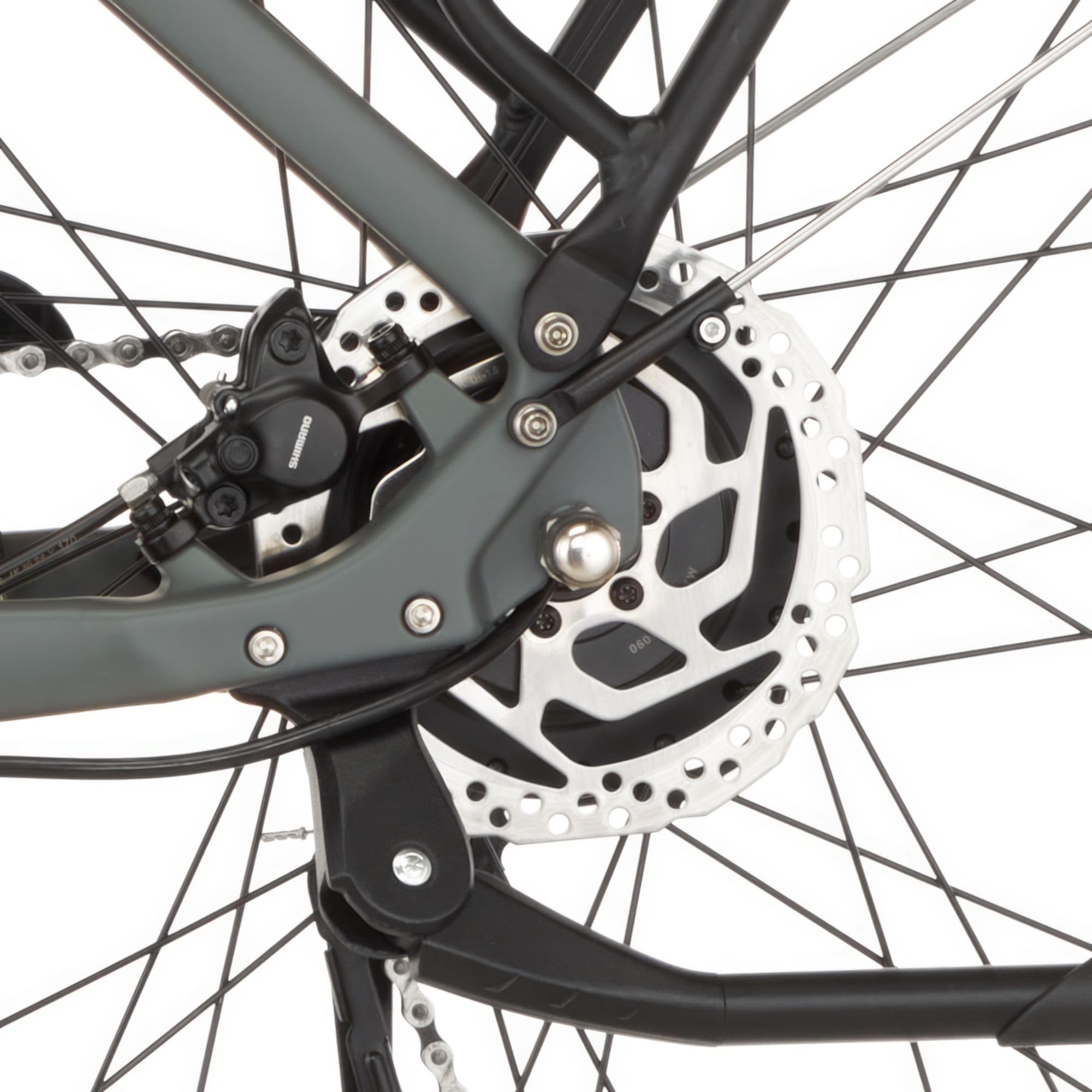 FISCHR E-Bike CITA Move 01 Elektrofahrrad für Damen und Herren, RH 48cm, Heckmotor 50Nm, 36V Akku, Wave-Rahmen
