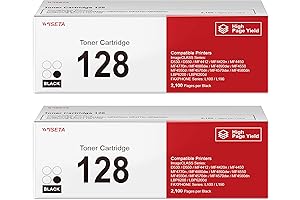 Compatible CRG128 128 High Yield Black 128 Toner Cartridge For Canon ImageCLASS...