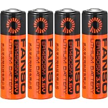 4 Pack ER14505M AA 3.6V Lithium Battery 2200mAh ER14505 Non-Rechargeable Battery