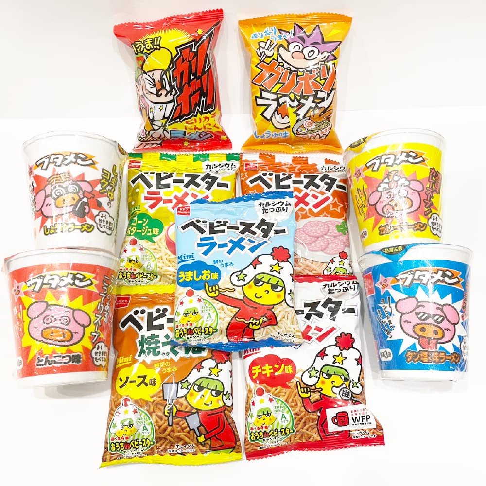 Amazon.co.jp: ラーメン 駄菓子 お菓子 アソート 11種セット