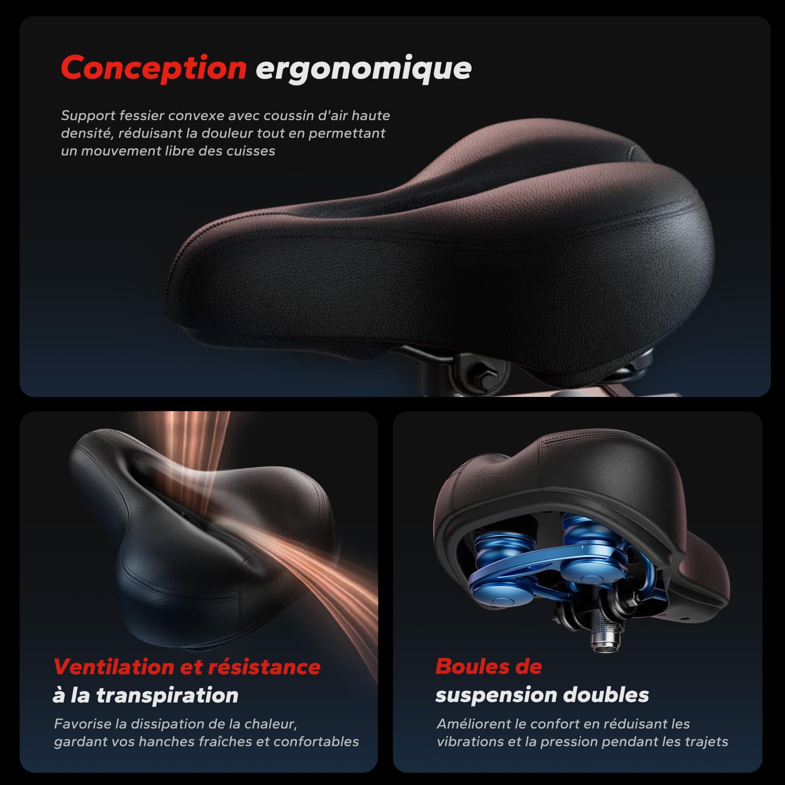 MERACH Vélo d'Appartement avec Résistance Magnétique, Vélo de Fitness d'Intérieur Silencieux avec Siège Confortable Amélioré, Écran LCD, Support Tablette, Application Exclusive, Cardio-training