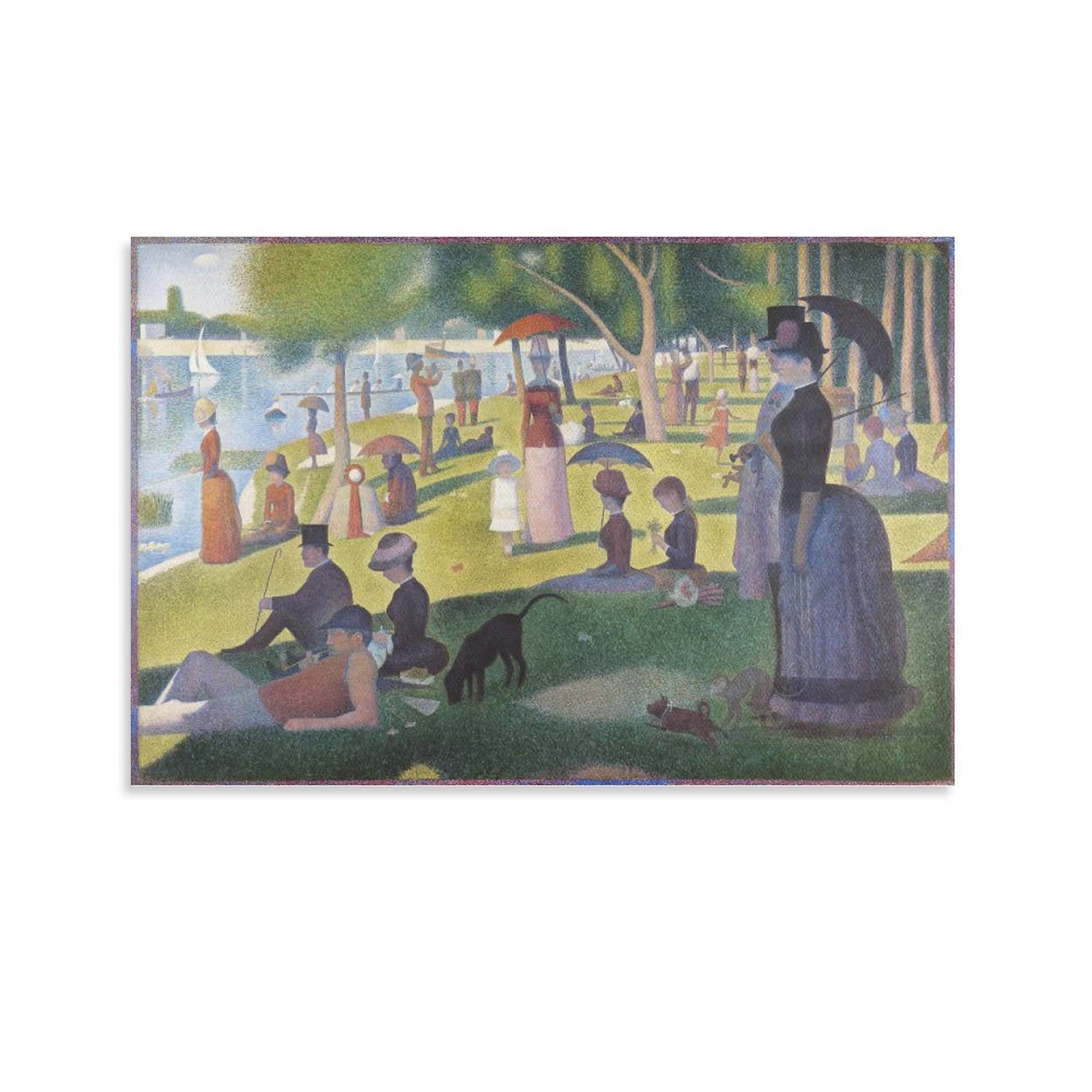 ジョルジュ・スーラ、≪グランド・ジャット島の日曜日の午後≫の習作、希少な画集より ジョルジュ・スーラ『グランド・ジャット島の日曜日の午後』 | 【休店