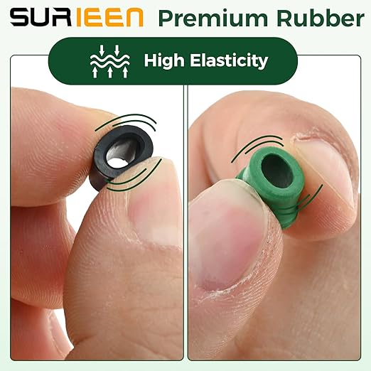 Kit de Juntas Tóricas de Goma R410A/R134A para Manguera de Carga de A/C 1/4" miniatura 4