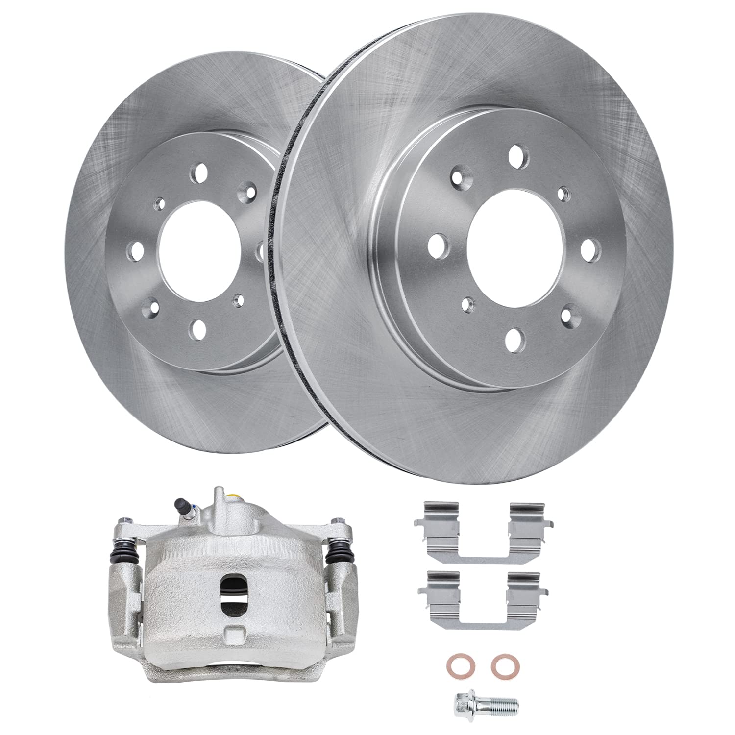 Detroit Axle - Front Brake Kit for 1997-2000 Acura EL, 1996-2005 Civic