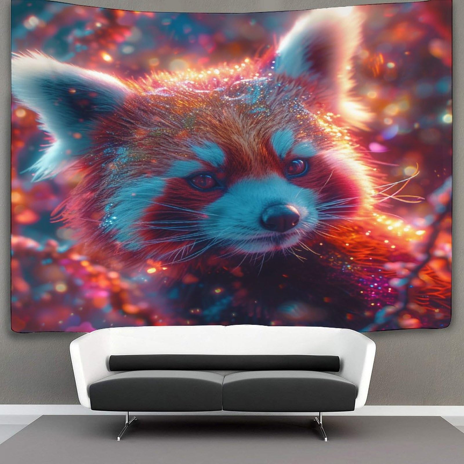 kaiyun Red Panda Tapestry,Animal Art Wall Hanging Decoration for Living Room Bedroom & Dorm 150cmx200cm