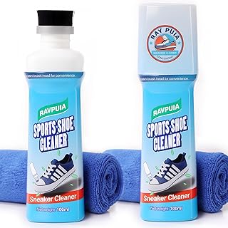 Professional Shoe Cleaner & Sneaker Cleaner Kit - No Water Instant Cleaning for White Shoes, Athletic Shoes, Canvas