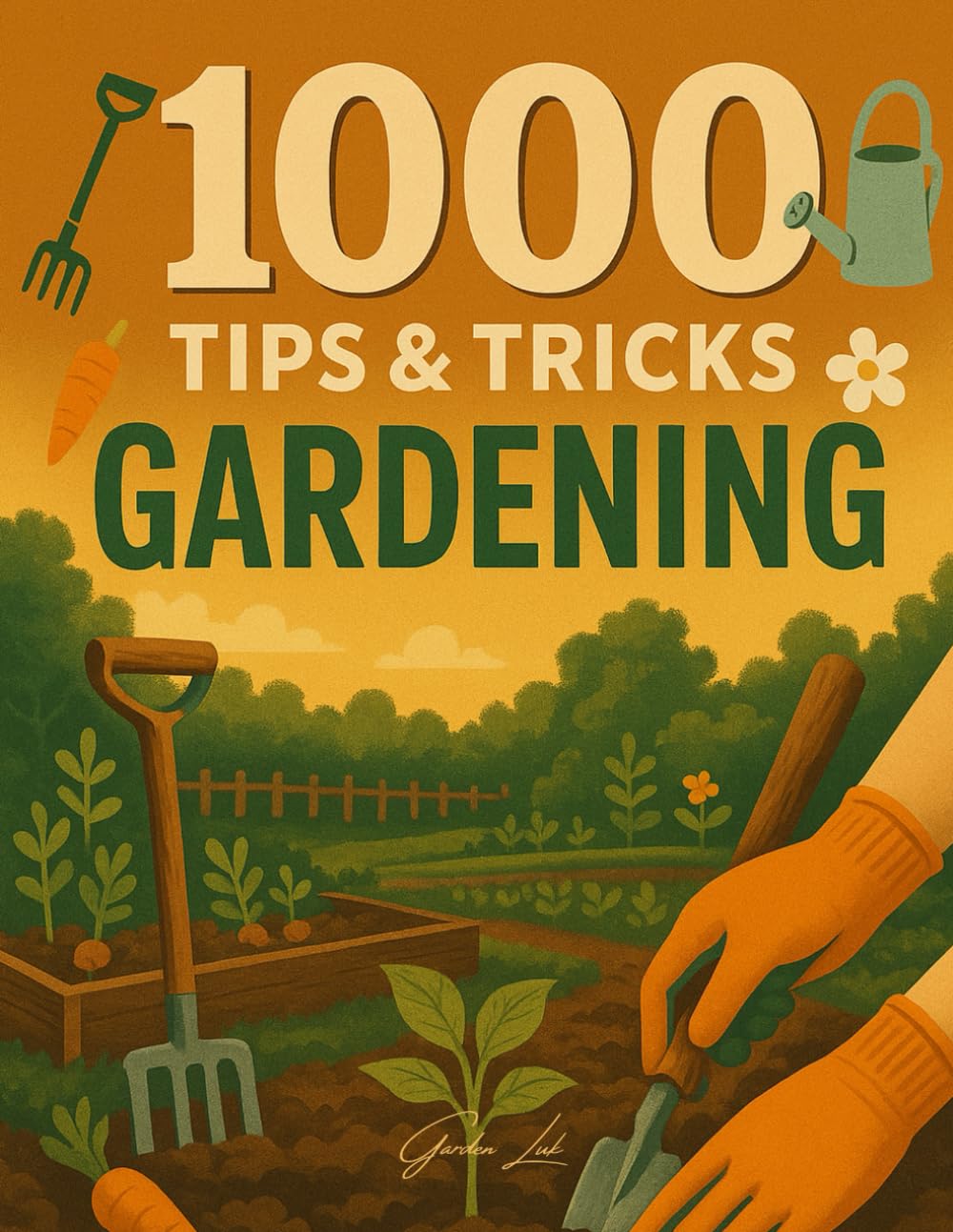 1000 Gardening Tips & Tricks: Quick Tips, Gardening Hacks & Smart Tricks for Organic and Backyard Garden Lovers