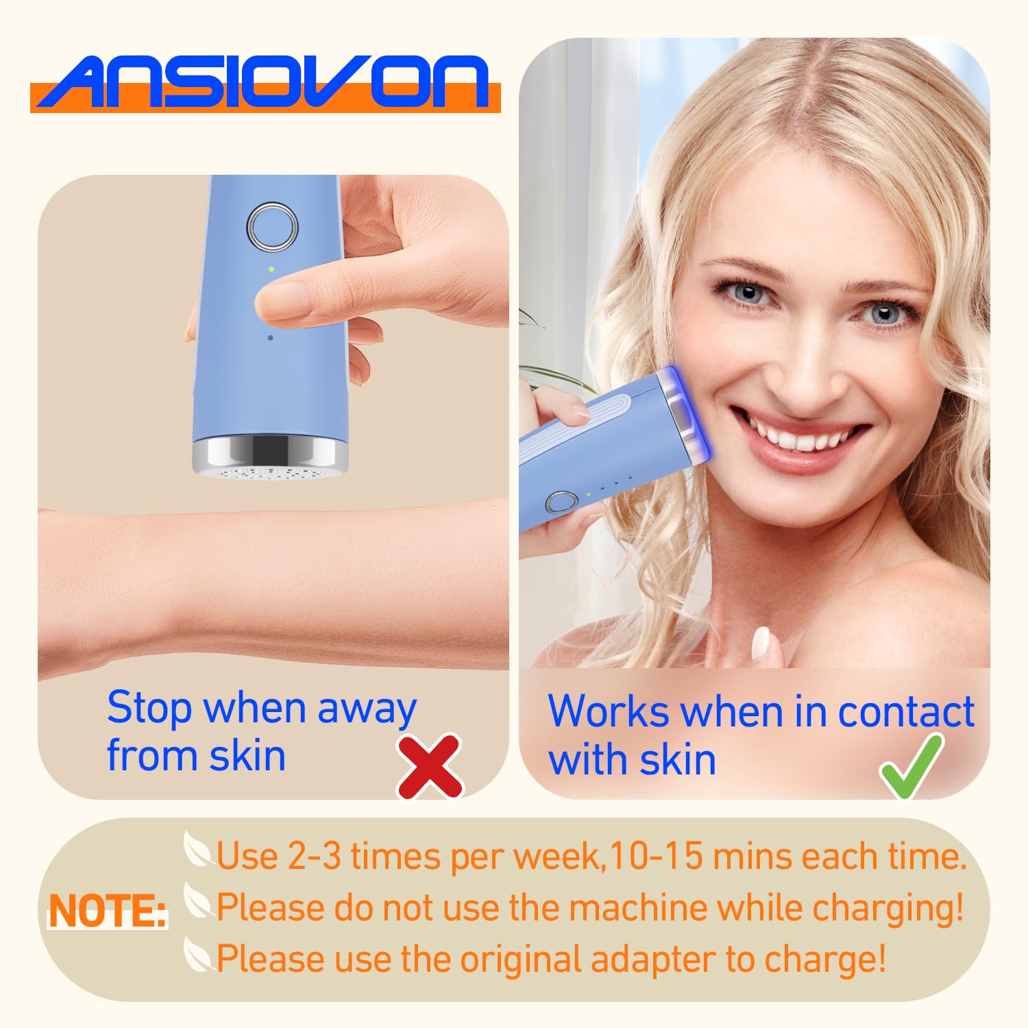 Blue Light Therapy Device for Acne Spot Treatment - LED Acne Blue Light Therapy Wand for Face - Image 5
