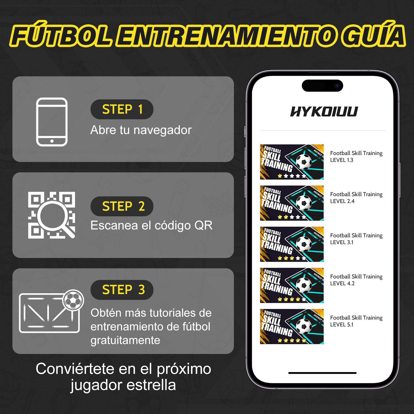 Alfombra Entrenamiento Futbol Con Video de Entrenamiento Didáctico Alfombra Futbol Entrenamiento Profesional – Tapete De Entrenamiento De Pasos, Manta De Campo De Esquinay Tapete De Fútbol