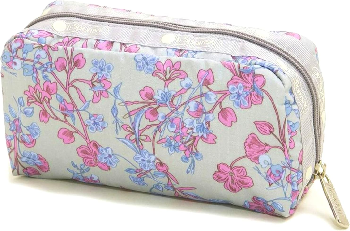 LeSportsac Laelia Mint Rectangular Cosmetic Bag, Style 6511/Color F427, Celadon Mint