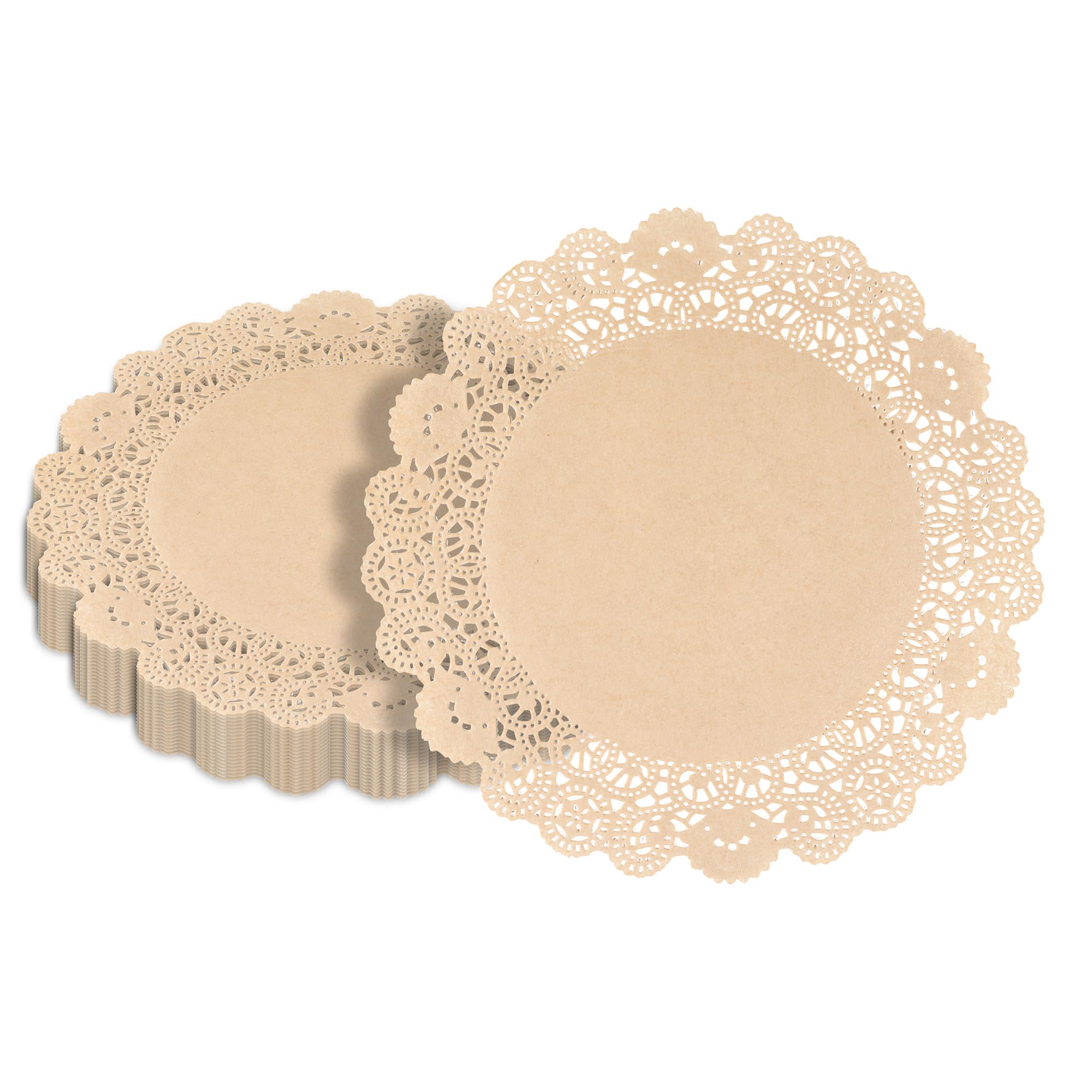 Restaurantware Pastry Tek Lot de 4000 napperons jetables en Papier Kraft pour pâtisseries, Cupcakes, Desserts 30,5 x 30,5 cm