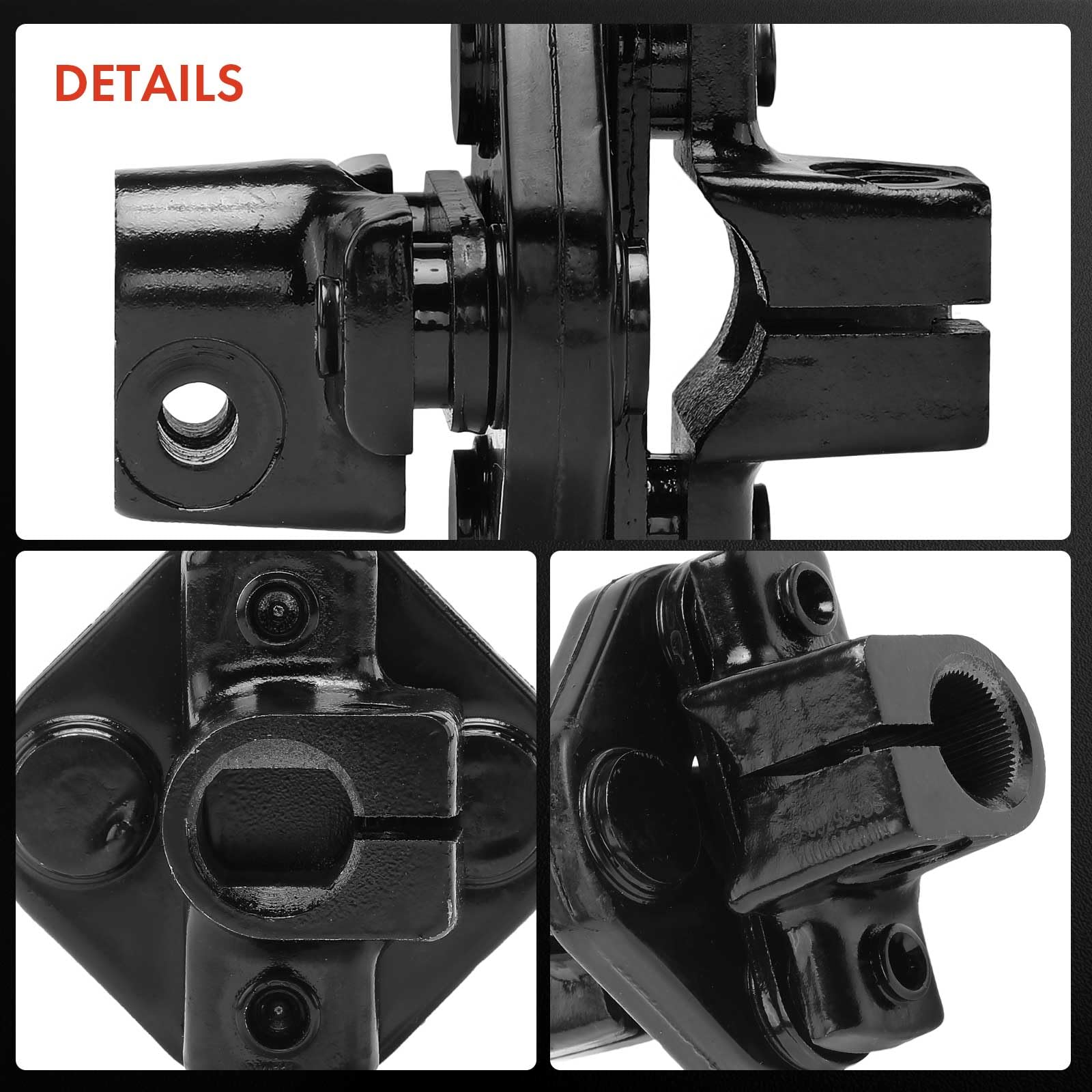 Frankberg Columna de dirección Eje de dirección Compatible con Serie 3 Compact E46 Serie 3 Touring E46 Serie 3 E46 Serie 3 cabrio E46 Serie 3 Coupé E46 Replace# 32301094703