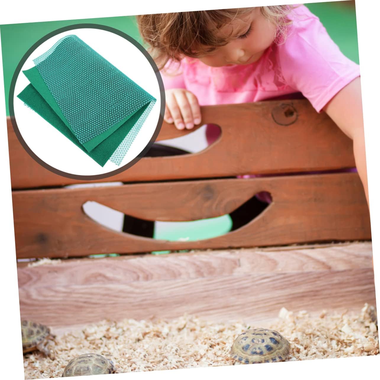 1set Tortoise Habitat Accessories Reptile Breeding Mat Lizard Terrarium Pad