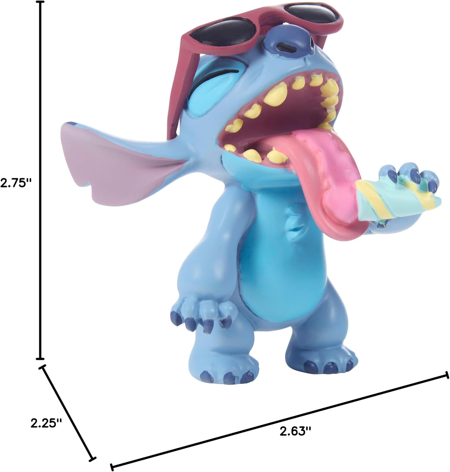 Precious Moments Stitch Mini Figurine| Time to Chill Disney Stitch Resin Mini Figurine | Disney Décor & Gifts