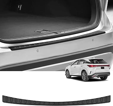 Rear Bumper Protector for Lexus 2023 2024 2025 2026 RX RX350 RX350h RX500h F Sport Car Accessories ABS Plastic Material Matte Black Resistant Trunk Door Entry Guards
