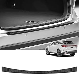 Rear Bumper Protector for Lexus 2023 2024 2025 2026 RX RX350 RX350h RX500h F Sport Car Accessories ABS Plastic Material Matte Black Resistant Trunk Door Entry Guards