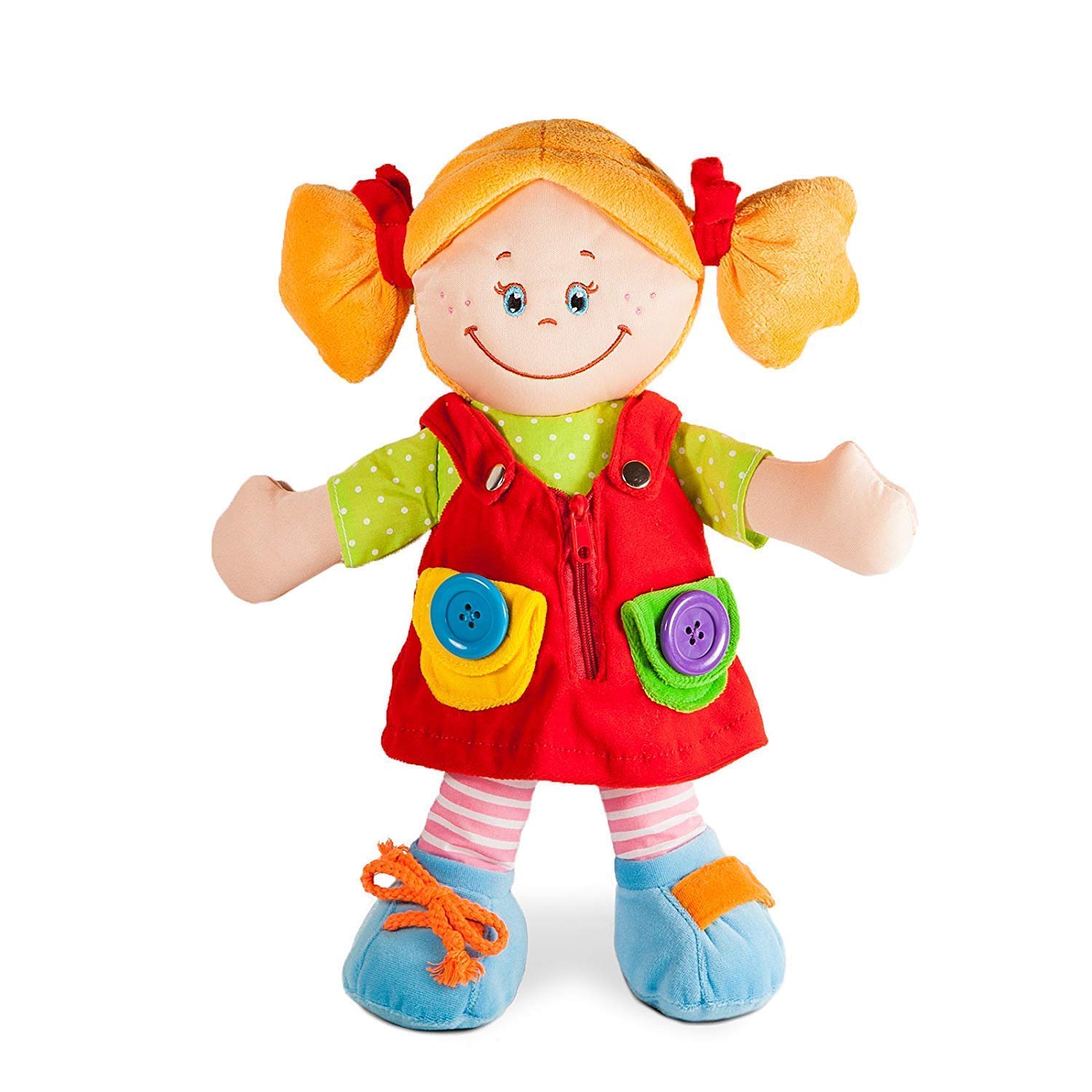 2-częściowy zestaw lalek z miękkiego materiału 36 cm