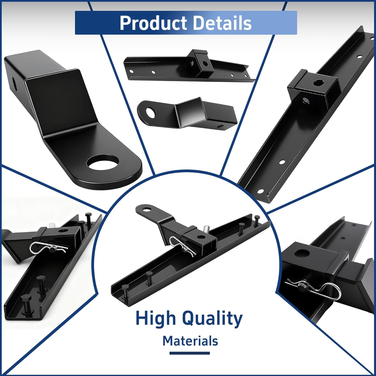 Golf Cart Trailer Hitch for EZGO TXT/Medalist Gas and Electric 1994-up, Heavy Duty Rear Bumper Trailer with Receiver, No Drilling Required