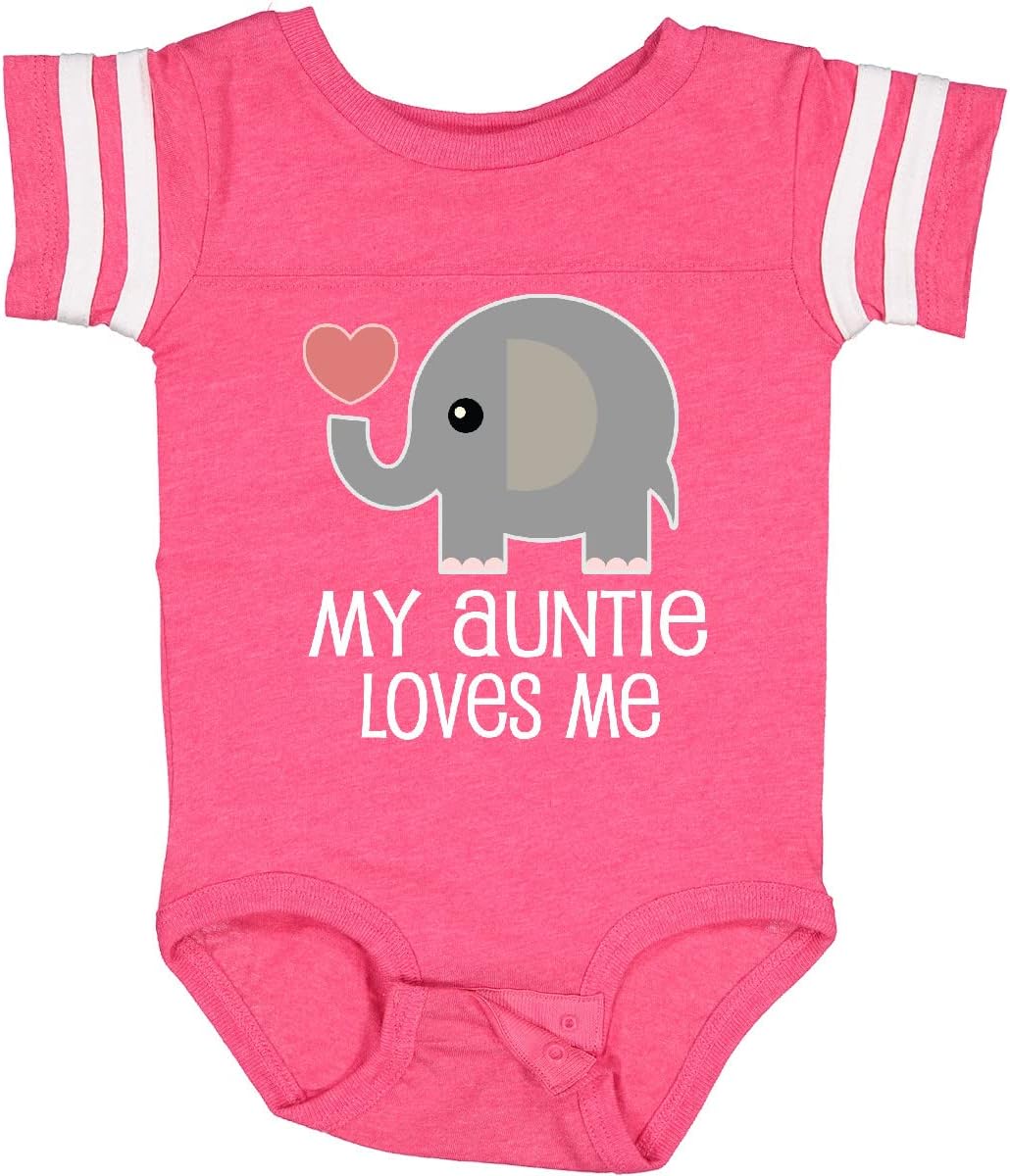 inktastic My Auntie Loves Me Niece Baby Bodysuit