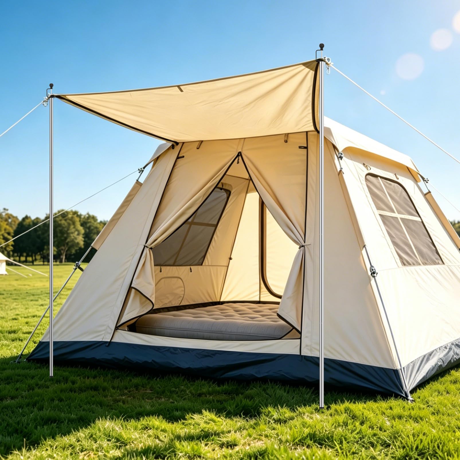 Amazon | SANLIKE (サンライク) タープポール 調節可能なテントポール