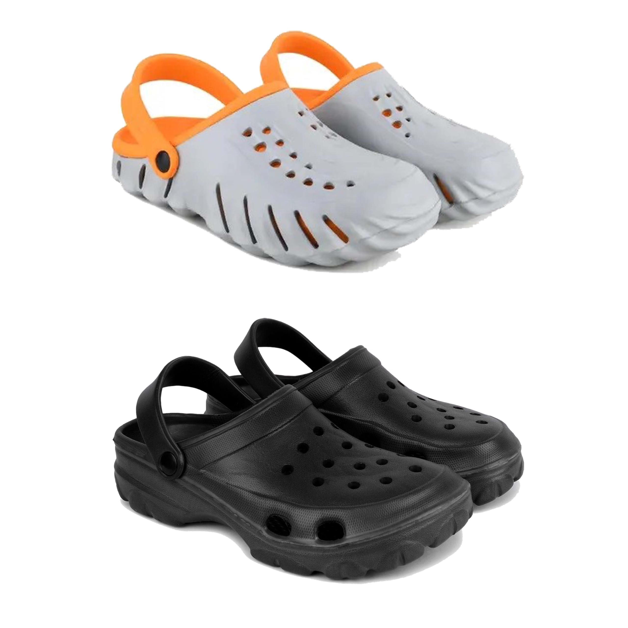 Men's Sandals Clogs| Lightweight Wear| Stylish & Easy to Wear For Men's PCV-SAN-(2-COMBO)-3150-3123