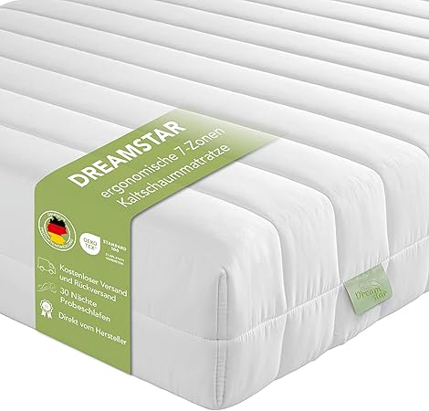 DREAMSTAR Easy Flex Ergonomische matrastopper met koudschuimkern... DREAMSTAR Easy Flex Orthopedische matrastopper met koudschuimkern... Afbeeldingen DREAMSTAR Easy Flex Ergonomische matrastopper met koudschuimkern... DREAMSTAR Easy Flex Ergonomische