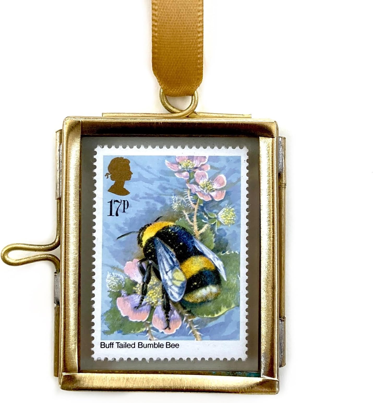 Bumble Bee Framed Postage Stamp Gift